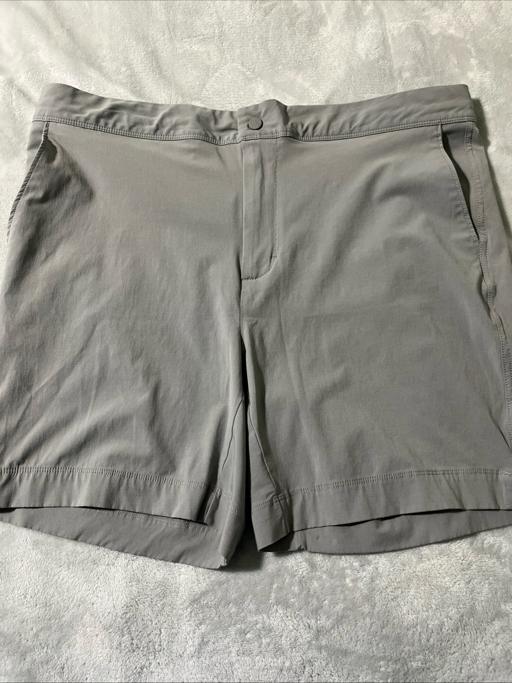 VRST Golf Shorts Mens 38 Grey Chino Performance Logo Lightweight